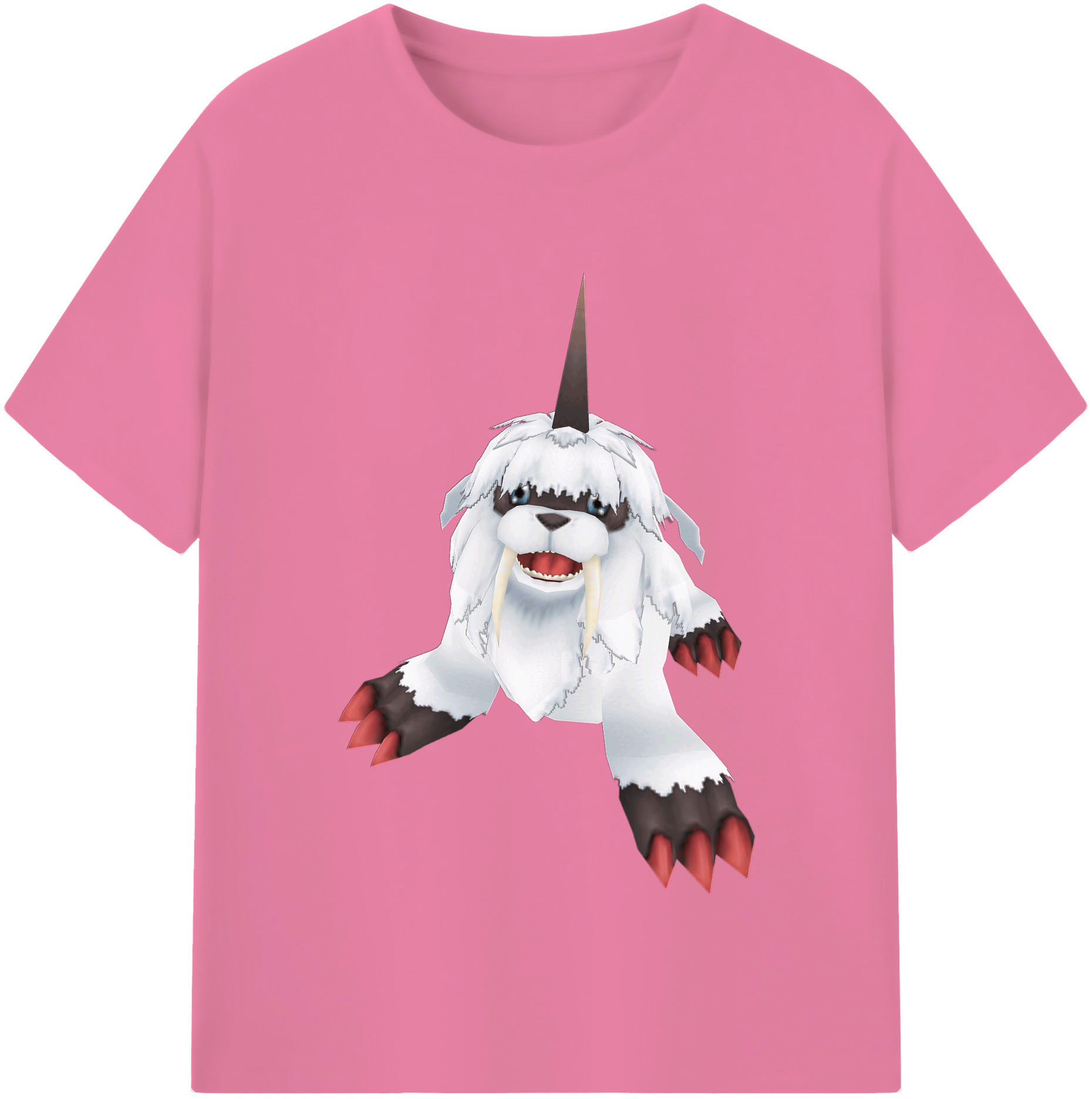 （画像用） Digimon デジタルモンスター/デジモン 綿100％半袖Tシャツ（フロントプリント）